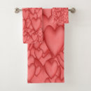 Search for pink heart bath towels Valentine