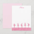 Search for ballerina note cards Girly