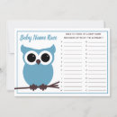 Search for owl baby shower games Blue