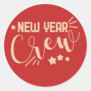 Search for happy new years eve stickers Red