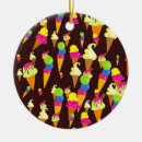 Search for ice cream cone christmas tree decorations Food