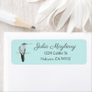Search for hummingbird return address labels Cute