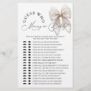 Search for guess who mommy or daddy Boho