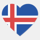 Search for heart iceland stickers World flags