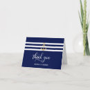 Search for anchor wedding thank you cards Navy