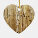 Search for wood heart christmas tree decorations Country