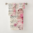 Search for music bath towels Musical notes