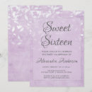 Search for white sweet 16 invitations Princess
