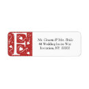 Search for monogram f return address labels Monograms