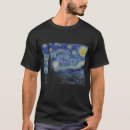 Search for starry night tshirts Vincent van gogh