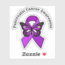 Search for pancreatic cancer ribbon stickers November