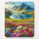 Search for mountain flowers mousepads Floral