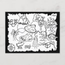 Search for treasure map postcards Skull