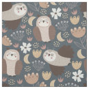 Search for owl pattern fabric Blue