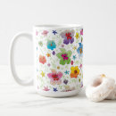 Search for flower design mugs Unique