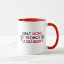 Search for promoted to grandma mugs Grandfather