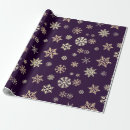 Search for snow flake wrapping paper Purple