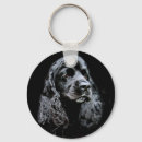 Search for cocker spaniel key rings Black