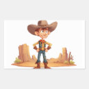 Search for cartoon cowboy stickers Western