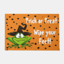 Search for wipe your feet doormats Halloween