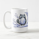 Search for whimsical owl art mugs Owls