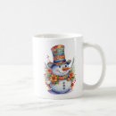 Search for snowman top hat mugs Pattern