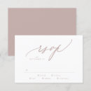 Search for white roses rsvp cards Dusty rose