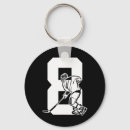 Search for number 8 key rings Sports
