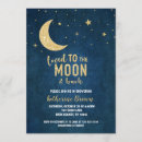 Search for love you to the moon and back invitations Baby