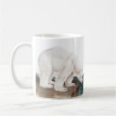 Search for polar bear in snow mugs Vintage