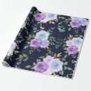 Search for blue and purple wrapping paper Vintage