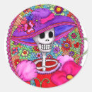 Search for girly skull stickers Floral