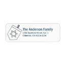 Search for dreidel return address labels Chanukkah