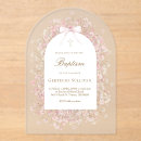 Search for pink girl christening invitations Catholic
