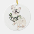 Search for frenchie christmas tree decorations Pet