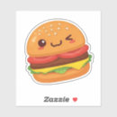 Search for kawaii burger stickers Hamburger