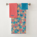 Search for turquoise and pink bath towels For her