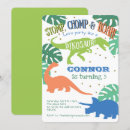 Search for dinosaur party invitations Stegosaurus