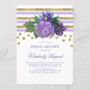 Search for stripe bridal shower invitations Gold