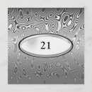 Search for man 20th birthday invitations Metal