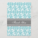 Search for grey damask thank you cards Trendy