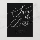 Search for black silver save date invitations Script