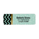 Search for green chevron return address labels Modern