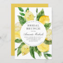 Search for lemon bridal brunch invitations Mediterranean