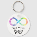 Search for puzzle pieces key rings Neurodiversity