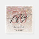 Search for thank you napkins Glitter