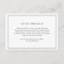 Search for classic wedding enclosure cards Traditional