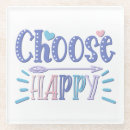 Search for positive thinking coasters Happiness