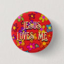 Search for love pattern badges Red