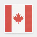 Search for canadian napkins Flag of canada